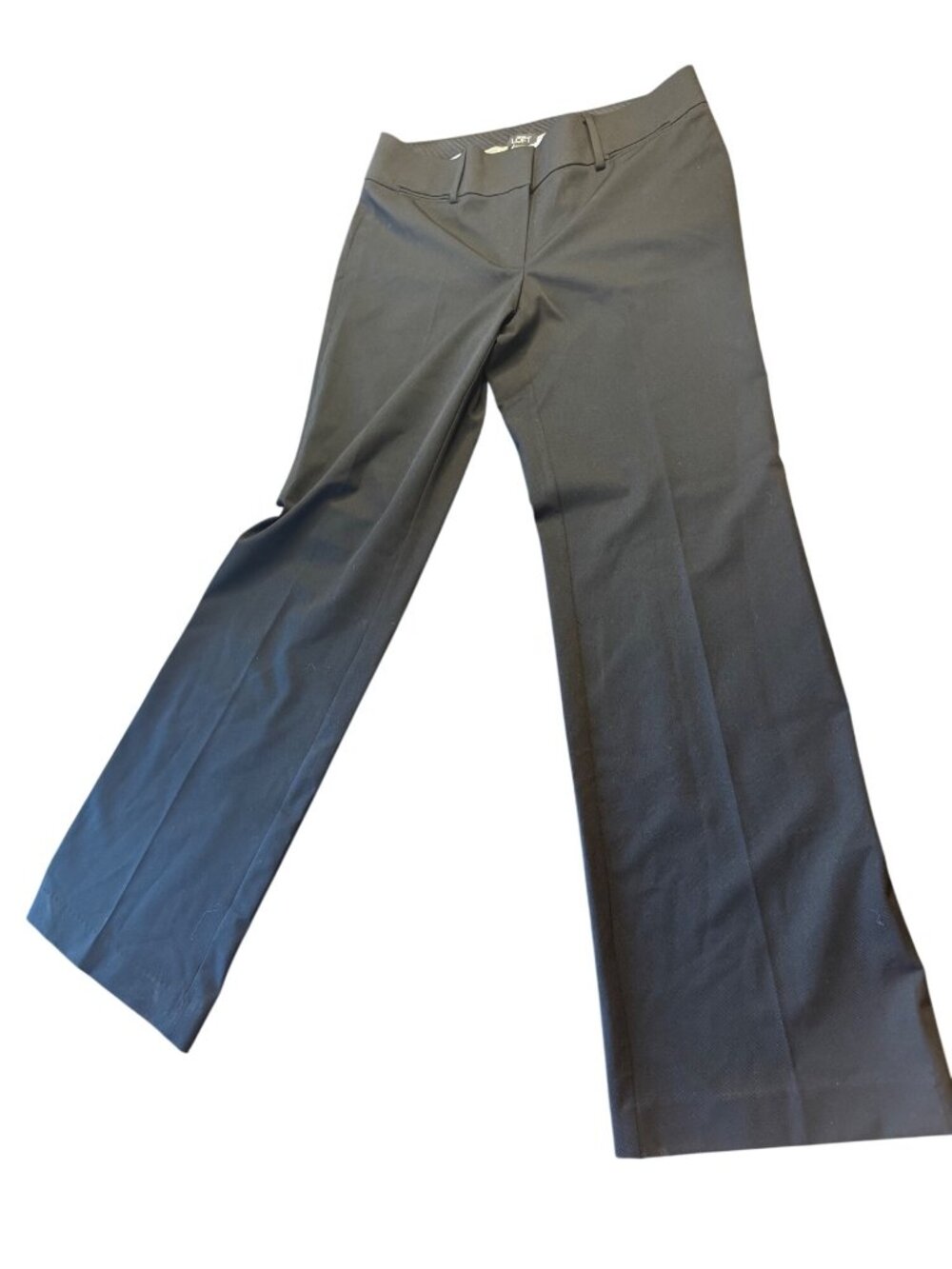 Ann Taylor Loft Marisa Slim Trousers Women’s Size 6 Black Wide Leg